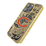 Chicago Bears Paisley Bling Phone Case-1