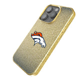 Denver Broncos Linen Bling Phone Case for Apple iPhone