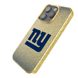 New York Giants Linen Bling Phone Case for Apple iPhone