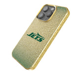 New York Jets Linen Bling Phone Case for Apple iPhone