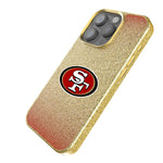 San Francisco 49ers Linen Bling Phone Case for Apple iPhone