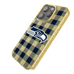 Seattle Seahawks Plaid Bling Phone Case-1