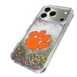 Clemson University Tigers Linen Glitter Phone Case for Apple iPhone 17 Series
