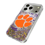 Clemson University Tigers Paisley Glitter Phone Case for Apple iPhone 17 Series