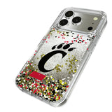 University of Cincinnati Bearcats Confetti Glitter Phone Case for Apple iPhone 17 Series