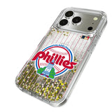 Philadelphia Phillies 1984-1991 - Cooperstown Collection Pinstripe Glitter Phone Case for Apple iPhone 17 Series