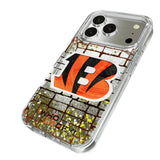 Cincinnati Bengals Brick Wall Glitter Phone Case for Apple iPhone 17 Series