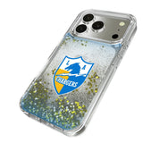 Los Angeles Chargers Historic Collection Linen Glitter Phone Case for Apple iPhone 17 Series