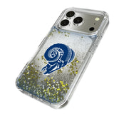 Los Angeles Rams Historic Collection Linen Glitter Phone Case for Apple iPhone 17 Series