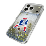 New England Patriots Historic Collection Linen Glitter Phone Case for Apple iPhone 17 Series