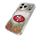 San Francisco 49ers Historic Collection Linen Glitter Phone Case for Apple iPhone 17 Series