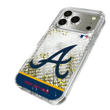 Atlanta Braves Personalized EndZone Plus Glitter Phone Case for Apple iPhone 17 Series