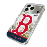 Boston Red Sox Personalized EndZone Plus Glitter Phone Case for Apple iPhone 17 Series