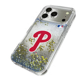 Philadelphia Phillies Linen Glitter Phone Case for Apple iPhone 17 Series