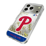 Philadelphia Phillies Personalized EndZone Plus Glitter Phone Case for Apple iPhone 17 Series