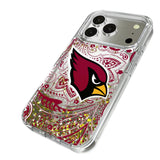Arizona Cardinals Paisley Glitter Phone Case for Apple iPhone 17 Series