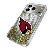 Arizona Cardinals Text Backdrop Glitter Phone Case for Apple iPhone 17 Series