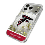 Atlanta Falcons Personalized EndZone Plus Glitter Phone Case for Apple iPhone 17 Series