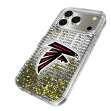 Atlanta Falcons Text Backdrop Glitter Phone Case for Apple iPhone 17 Series