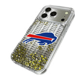 Buffalo Bills Text Backdrop Glitter Phone Case for Apple iPhone 17 Series