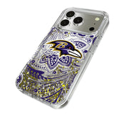 Baltimore Ravens Paisley Glitter Phone Case for Apple iPhone 17 Series