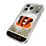 Cincinnati Bengals Personalized EndZone Plus Glitter Phone Case for Apple iPhone 17 Series