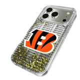 Cincinnati Bengals Text Backdrop Glitter Phone Case for Apple iPhone 17 Series