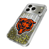Chicago Bears Text Backdrop Glitter Phone Case for Apple iPhone 17 Series