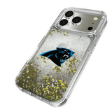 Carolina Panthers Linen Glitter Phone Case for Apple iPhone 17 Series
