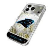 Carolina Panthers Personalized EndZone Plus Glitter Phone Case for Apple iPhone 17 Series