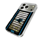 Carolina Panthers Field Glitter Phone Case for Apple iPhone 17 Series