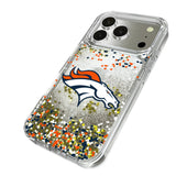 Denver Broncos Confetti Glitter Phone Case for Apple iPhone 17 Series