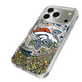 Denver Broncos Paisley Glitter Phone Case for Apple iPhone 17 Series