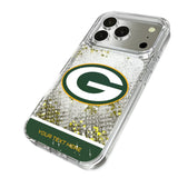 Green Bay Packers Personalized EndZone Plus Glitter Phone Case for Apple iPhone 17 Series