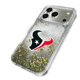 Houston Texans Linen Glitter Phone Case for Apple iPhone 17 Series