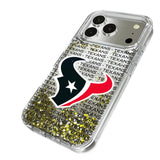 Houston Texans Text Backdrop Glitter Phone Case for Apple iPhone 17 Series
