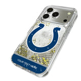Indianapolis Colts Personalized EndZone Plus Glitter Phone Case for Apple iPhone 17 Series