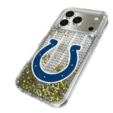 Indianapolis Colts Text Backdrop Glitter Phone Case for Apple iPhone 17 Series