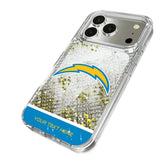 Los Angeles Chargers Personalized EndZone Plus Glitter Phone Case for Apple iPhone 17 Series