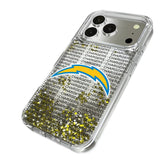 Los Angeles Chargers Text Backdrop Glitter Phone Case for Apple iPhone 17 Series
