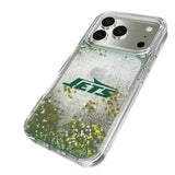 New York Jets Linen Glitter Phone Case for Apple iPhone 17 Series