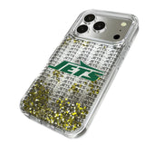 New York Jets Text Backdrop Glitter Phone Case for Apple iPhone 17 Series