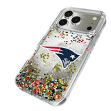 New England Patriots Confetti Glitter Phone Case for Apple iPhone 17 Series