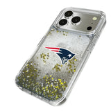 New England Patriots Linen Glitter Phone Case for Apple iPhone 17 Series