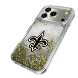 New Orleans Saints Linen Glitter Phone Case for Apple iPhone 17 Series