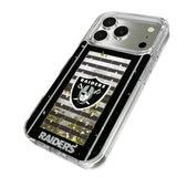Las Vegas Raiders Field Glitter Phone Case for Apple iPhone 17 Series