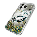 Philadelphia Eagles Confetti Glitter Phone Case for Apple iPhone 17 Series