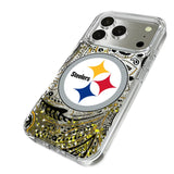 Pittsburgh Steelers Paisley Glitter Phone Case for Apple iPhone 17 Series