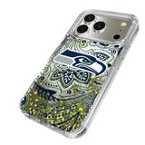 Seattle Seahawks Paisley Glitter Phone Case for Apple iPhone 17 Series