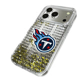 Tennessee Titans Text Backdrop Glitter Phone Case for Apple iPhone 17 Series